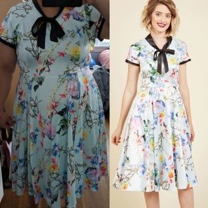 NWOT Modcloth HEARTS AND ROSES DRESS SIZE 16